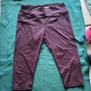 Victoria's Secret Deep Maroon Leggings